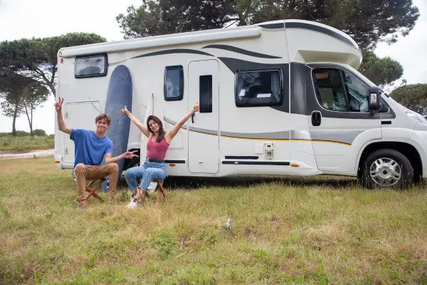 motorhome travel, saving on RV trips, budget travel tips, traveling by motorhome on a budget, motorhome travel strategies, RV money-saving tricks, budget campgrounds, boondocking, motorhome maintenance, off-season travel.